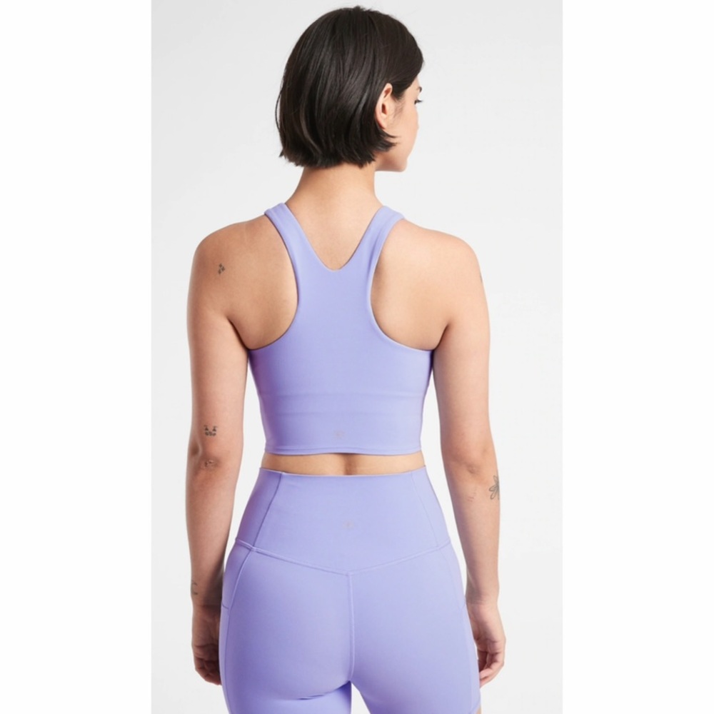 Athleta Lavender Conscious Crop Top D - DD+ NWT SZ XL - Picture 2 of 11